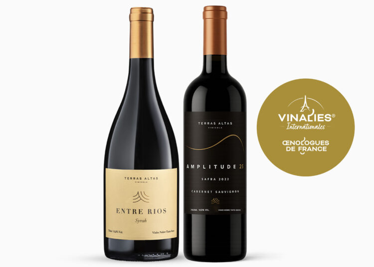Excelência que atravessa fronteiras: vinícola Terras Altas conquista ouro na Vinalies Internationales